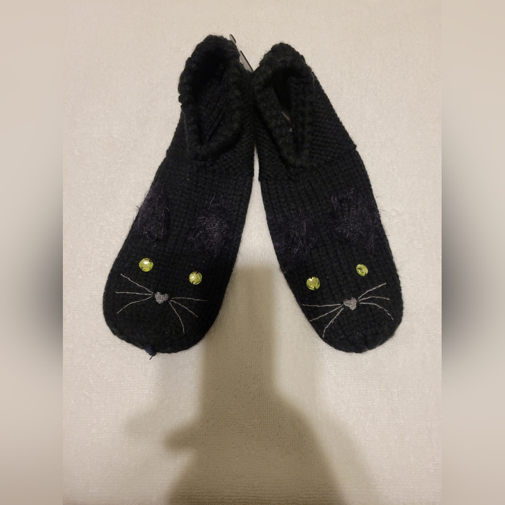 H&M Black Cat Slippers for Women